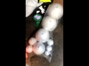 Combo 2-4 Quả Xốp Tròn Đường Kính 6.9cm Hoặc 8cm Mời Quí Khách Chọn