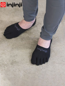 Injinji Invisible Low Cut Boat Socks Womens Thin Coolmax Five Finger Non Slip Low Help Summer Socks Sport Outdoor Accessories