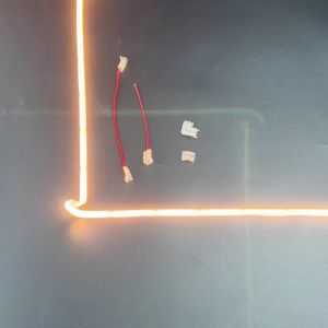 ไม่ต้องบัดกรีขั้วต่อแถบไฟ LED เหมาะสำหรับสายไฟแถบไฟ SMD/COB กว้าง 8 มม