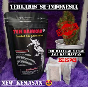 TEH BAJAKAH MERAH / TEH KALALAWIT MERAH ISI 25PCS 100% ASLI KALIMANTAN
