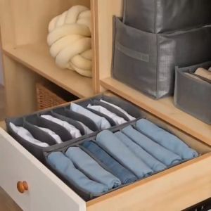 กางเกงใน - ชู่กระเป๋าเก็บชุดชั้นในกางเกงยีนส์ ชุดชั้น เสื้อผ้า กางเกง กล่องกางเกง ที่เก็บเสื้อผ้า