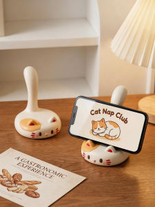 KAQIAO | Cute Healing Cat Phone Stand Decor