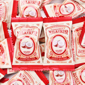 Coconut Milk Hard Candy Wedding Candy Snacks Leisure Coconut Juice Sugar Rainbow Diary Brand from Fujian Province 500g Bag