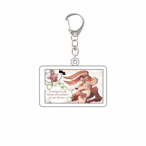 Bandai | for Coyote Vs Acme Wile E Coyote Road Runner Cartoon Movie New Peripheral Acrylic Keychain Q Version Fans Gift Backpack Pendant
