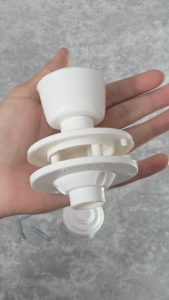 Handle Pintu Gagang Pintu Putih PVC Pegangan Pintu Kamar Mandi Tarikan Bulat SNY