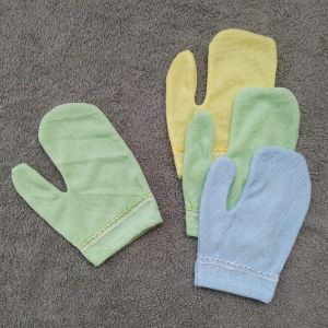 Waslap Jari 3 Pcs waslap mandi bayi Handuk Tangan Mandi Bayi Lembut Murah Terjamin