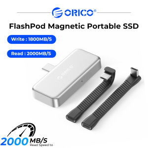 ORICO เมกะไบต์/วินาที2000ขนาดมินิแฟลชพอดแบบพกพา SSD Blazing-การถ่ายโอนข้อมูลที่รวดเร็วแนบมาจัดเก็บได้ถึง2TB รองรับ4K 60fps ProRes