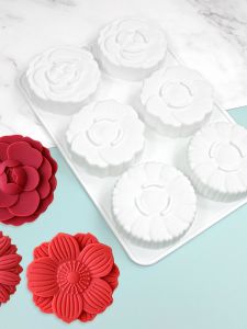 แม่พิมพ์เค้กแบบสตั๊ด แม่พิมพ์ขนมจีนแบบกลวง แม่พิมพ์สีสเปรย์ ขนมหวาน วัน Mid-Autumn ขนมจีนแบบหนา