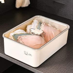 Underwear Organizer Drawer 1/10/15 Cells Plastic Socks Drawer Stackable Closet Organizer Wall Mounted Plastic Storage Box