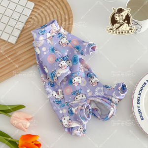 Thickened Long Sleeve Pure Cotton Cat Clothes 2023 Autumn Winter New Style Warm Deventer Cat Four Legged Suit for Cats