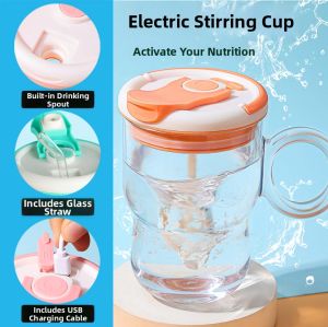 Automatic Charging USB Glass Shaker Cup