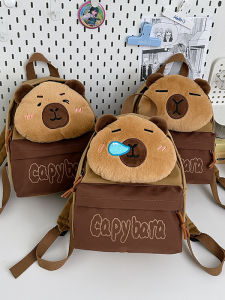 Lightweight Outdoor Cartoon Backpack for Boys And Girls School Research Trip Backpack Nursery Kids Casual Nylon Shoulder Bag