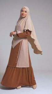Gamis Wanita Set Hijab Terbaru Raunapride & Fashion Muslim 2024