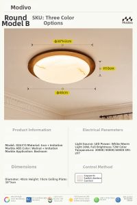 FANCY LAMP CLUB | Vintage Modern Style Eye-Protection Full Spectrum Childrens Room Cloud Ceiling Light
