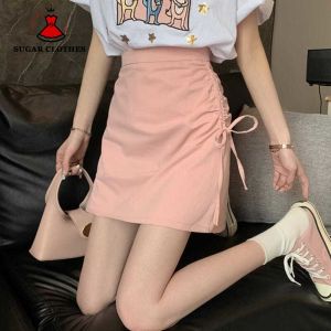 Summer New A-line skirt for Womens Design Sense: Small Irregular Slim High Waist Small Short Skirt
