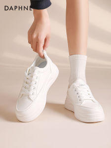 Daphne Womens Sport Shoes Casual Increased Thick Bottom All-Match Flat Heel Spring Summer Fashion Cross Buckle Waterproof Platform