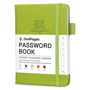 Password Book with Alphabetical tabs. Hardcover Password Keeper NotebooksPassword Logbook JournalAddress Organizer Pocket Size