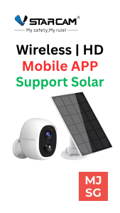 VStarcam CB53 2MP CCTV Camera Optional Solar Panel