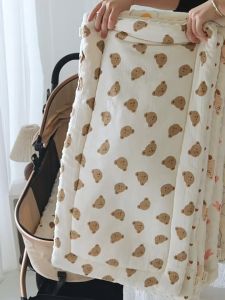 40X80CM Baby Stroller Cushion Newborn Cotton-padded Mattress Stroller Pad velvet thickened warm