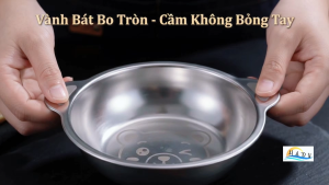Khay Bát Ăn Dặm Cho Bé Inox 304 Nguyên Khối Hình Gấu Chống Rơi Vỡ 350ml Công Nghệ Đức SNAINY