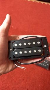 1 Bộ Pickup Đôi Humbucker Màu Đen + Khung Vít Cho Đàn Guitar Điện