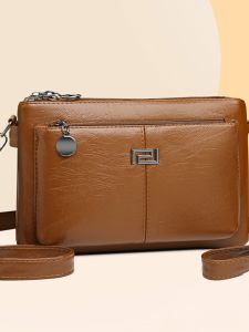 Túi Đeo Vai Nữ Thời Trang 2024 Túi Xách Nhiều Ngăn Túi Điện Thoại Di Động Túi Xách Túi Đeo Chéo PU Túi Xách Thường Ngày Cho Phụ Nữ Trung Niên Và Cao Tuổi