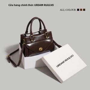 URCDN RDALVO | Túi Xách Tay Đẳng Cấp Vintage Màu Be Cho Phụ Nữ