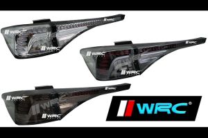 DTK Perodua Alza / Veloz 2022 - 2025 GR Dragon Scale Dynamic Tail Lamp With Signal Running + Rear Centre Garnish & Logo