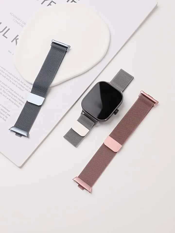 Milanese Loop Strap for Redmi Watch 6 5 4 Women Men Mesh Metal Band for Xiaomi Smartwatch Mi Band 9 Pro/8 Pro Stainless Steel Wristband