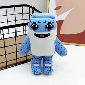 Bandai | Anime New STEAL A BRAINROT House No. 9 Plush Cute Esok Sekolah Jandel Plushie Doll Game Surrounding Toys For Kids Birthday Gift