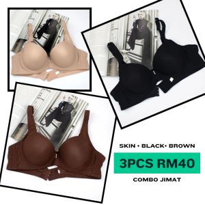 Plus Size Wired Bra Thin Sponge Soft Breathable Material