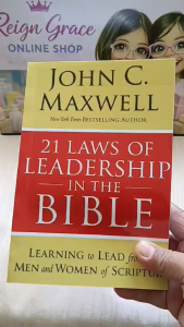 21 Laws of Leadership in the Bible - John Maxwell (Business) (Leadership) (Christian Books) (Gift) (Motivational)