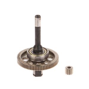 1 Set Mini Gear With Shaft For Power Tools Chain Saw 550 Type 14 Teeth Brushless Motor Gear Assembly