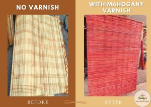 4ft x 2ft | 3ft | 4ft | 5ft | 6ft BURI BLINDS w/ VARNISH COLOR
