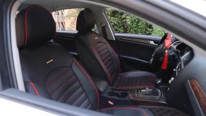 Car seat cover high-grade leather 5-seat full set full seat protection / wear-resistant dustproof waterproof and breathable / (gift)