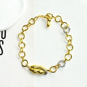 Exaggerated Fashion Metal Alloy Lips Charms Chunky Choker Necklace Jewelry For Women Brand New Chain Statement Accessories