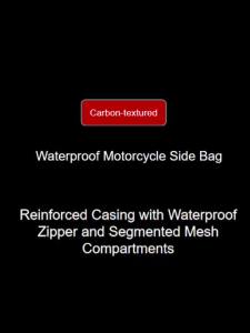 Motorcycle Side Bag For Kawasaki Z800 Z900 Z250 Z300 Z650 Z750 Z1000 Z1000SX Ninja 250 400 Modified Hard Shell Waterproof Bag