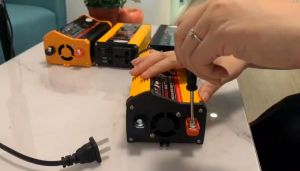 JUXING 6000W Inverter Car Power Converter Adapter DC 12V to AC220V Modified Sine Wave Power Charger Use For Vehicle Home Outdoor