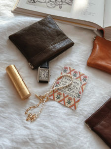 First Layer Vegetable Tanning Leather Leather Storage Bag Niche Style Fancy Change Coin Card Holder Multifunctional Wallet