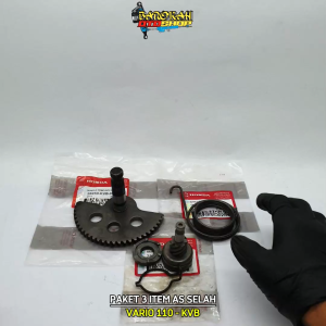 Paket 3 item as selah engkol vario110 + per selah + gigi pinion beat karbu scoopy spacy kvb