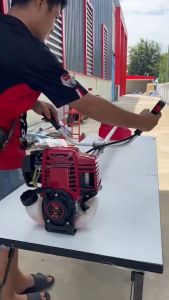 REAIM Mesin Potong Rumput 4 Tak 52CC Powerfull Brush Cutter Gendong