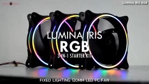 Gaming Freak LUMINA IRIS RGB LED FAN STARTER KIT ( 3 IN 1 )