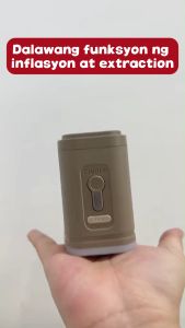 Electric Air Pump Portable Wireless Air Compressor Inflator Deflator Pumps Inflatable Cushions Air Camping Light Electric Air Pump 100LM Handheld Air Compressor USB Rechargeable 3 Lighting Modes for Inflatable Cushions Air Beds