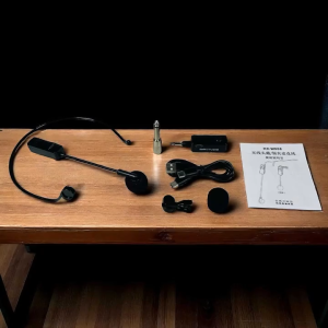 COD Kirim Cepat TaffSTUDIO Microphone Wireless Mik Presentasi Mengajar Dosen Lavalier Lapel 2.4G HX W008