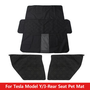 Rear Seat Pet Mat For Model Y/3 Rear Seat Fully Wrapped Protective Pad Seat Protection Cover Automotive Modification Parts