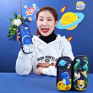 Kotak Pensil Anak 3D Timbul / Tempat Pencil Aesthetic 3 Dimensi Karakter