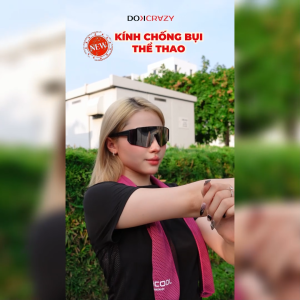 KÍNH RÂM CHỐNG BỤI ĐI ĐƯỜNG CẢN GIÓ TRÁNG GƯƠNG DOKCRAZY CHO NGƯỜI ĐI XE MÁY XE ĐẠP THỂ THAO TREKKING PICKLEBALL