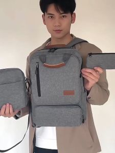 GFAY 3 Pcs Set Tas Ransel Laptop Modis Multifungsi Kapasitas Besar Oxford G30 - 7RFB47BK