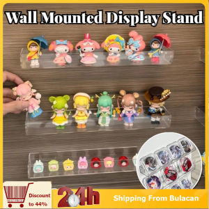 1/2pcs Clear Acrylic Wall Mounted Blind Box Display Rack Popmart Figures Stand Storage(Only Stand)