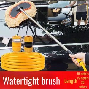 Car Wash Water Mop Does Not Hurt The Car Brushing Tools Car Scrub Brush Soft Bristles Car Scrubber Household Car Dusting Brush洗车通水拖把
